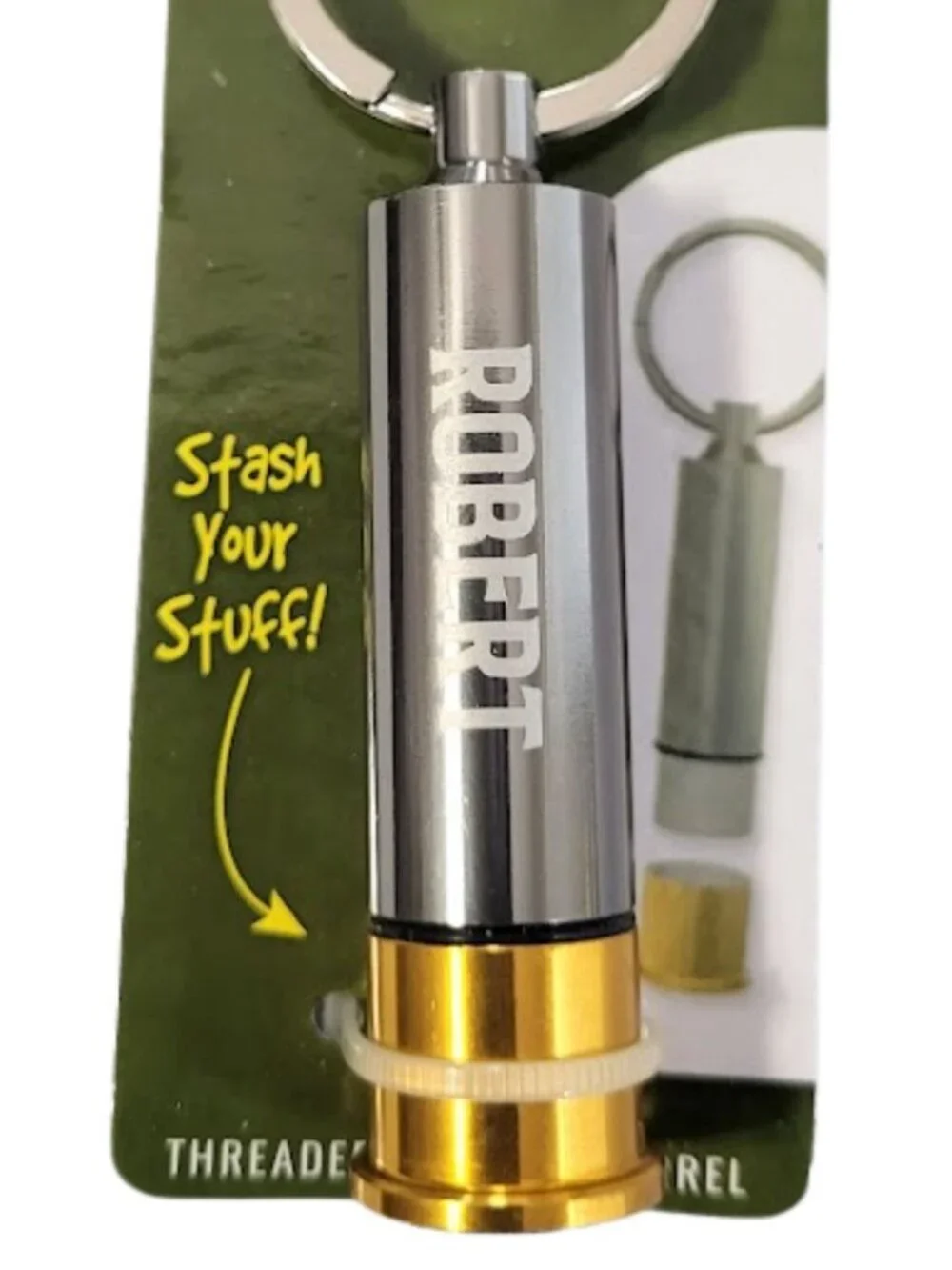 SWIBCO Personalized Hot Shots Gray Stash ROBERT - New In Package